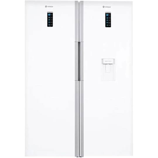 یخچال فریزر دوقلو اسنوا مدل SRD-SFD-M211SS ظرفیت ۳۸ فوت
